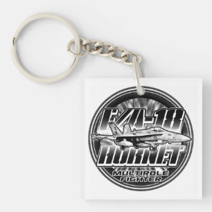 Llavero Cadena de teclas acrílicas F/A-18 Hornet Keychain