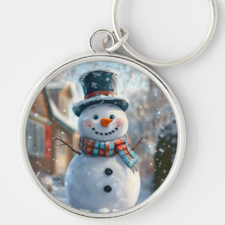 Llavero Cadena de teclas Adorable Snowman - Accesorio de i