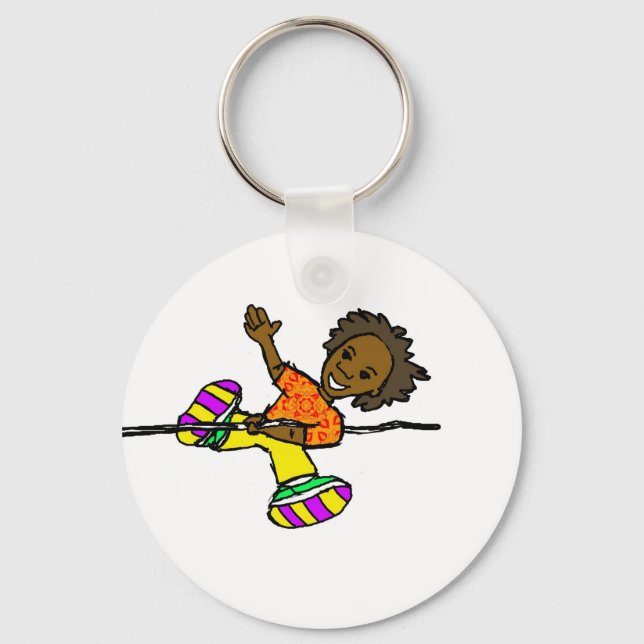 Llavero cadena de teclas ascendente 5 (Anverso)