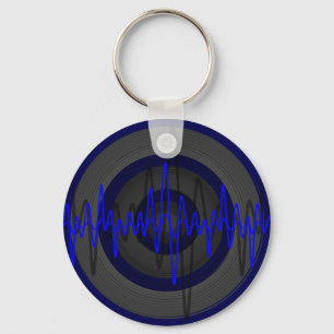 Llavero Cadena de teclas azul oscuro