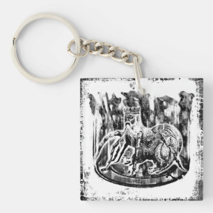 Llavero Cadena de teclas Bael Square (doble cara)