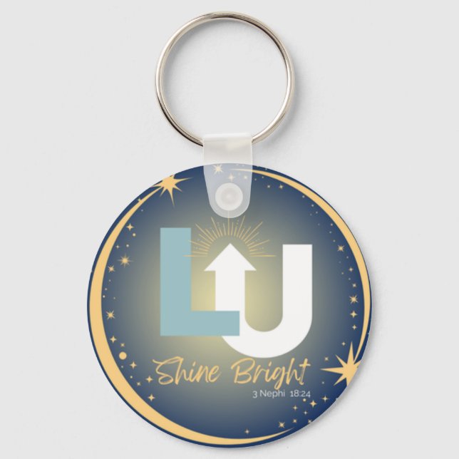 Llavero Cadena de teclas brillante de fondo (Anverso)