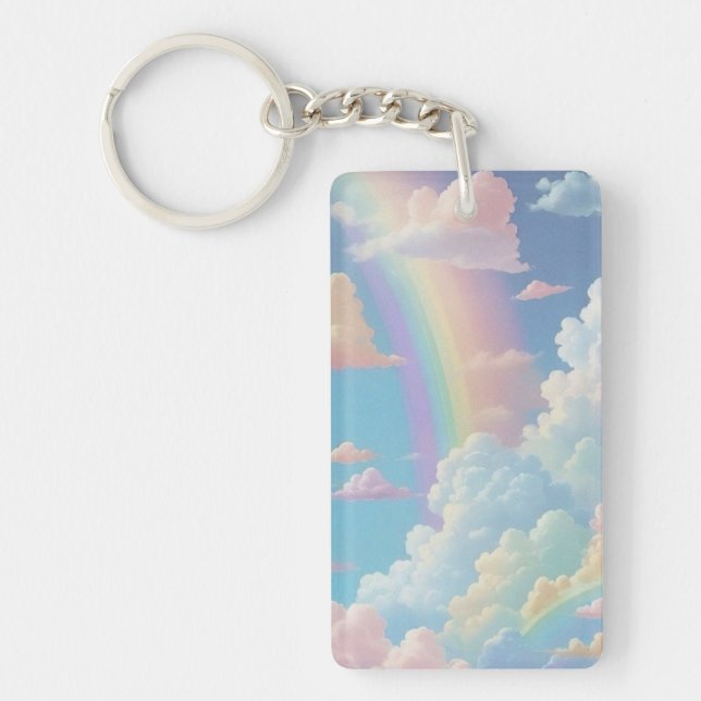 Llavero cadena de teclas, cadena de teclas linda, portalla (Frente)