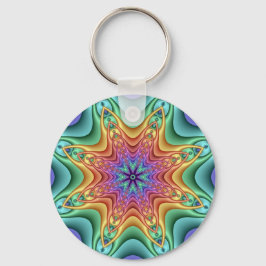 Llavero Cadena de teclas caleidoscópica decorativa