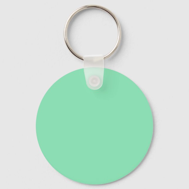 Llavero Cadena de teclas con fondo verde de la menta (Anverso)