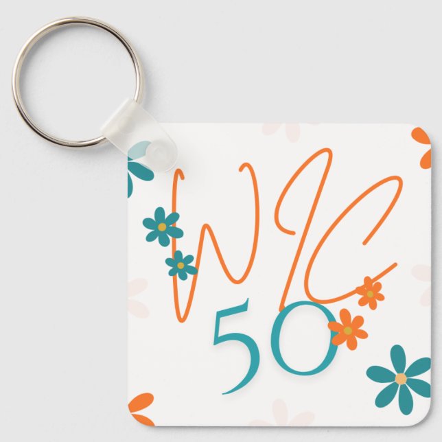 Llavero Cadena de teclas cuadrada de la colección de prima (Anverso)