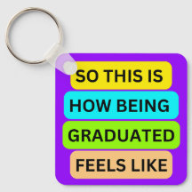 Cadena de teclas cuadrada violeta clara SO_ESTO_ES