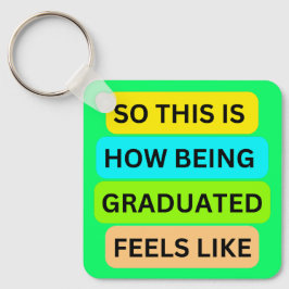 Llavero Cadena de teclas cuadradas verde claro SO_ESTO_ES_