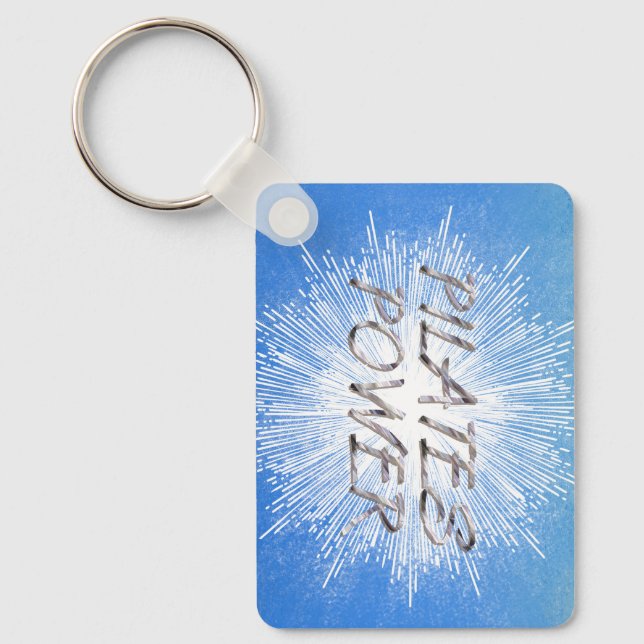 Llavero Cadena de teclas de alimentación de los pilares su (Anverso)