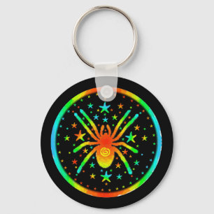 Llavero Cadena de teclas de araña cósmica