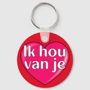 Llavero Cadena de teclas de botón básico de 2,25"