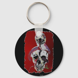 Llavero Cadena de teclas de cabeza de serpiente