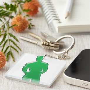 Llavero Cadena de teclas de colocación del hombre