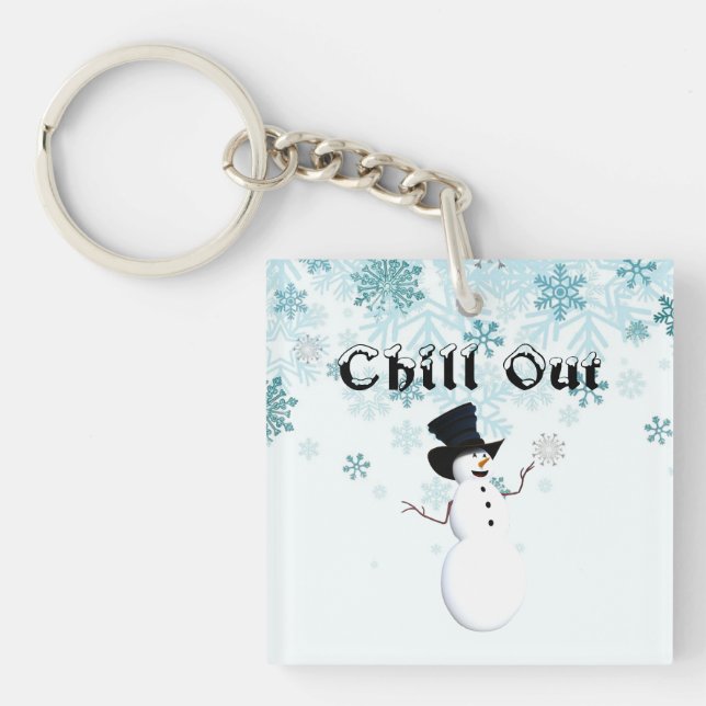 Llavero Cadena de teclas de corte (Frente)