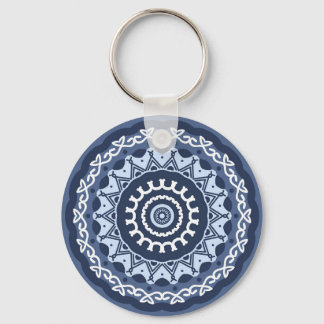 Llavero Cadena de teclas de diseño de Mandala compleja