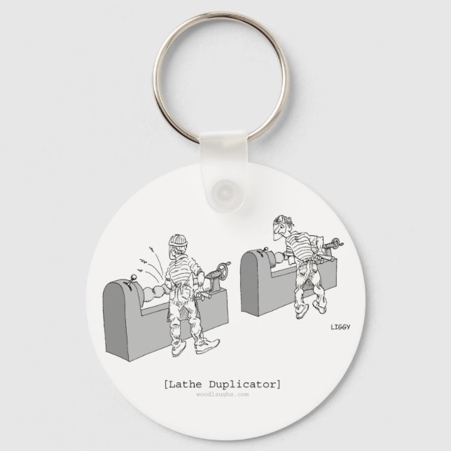 Llavero Cadena de teclas de duplicado de Lathe (Anverso)