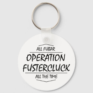Llavero Cadena de teclas de Fustercluck (redondo)