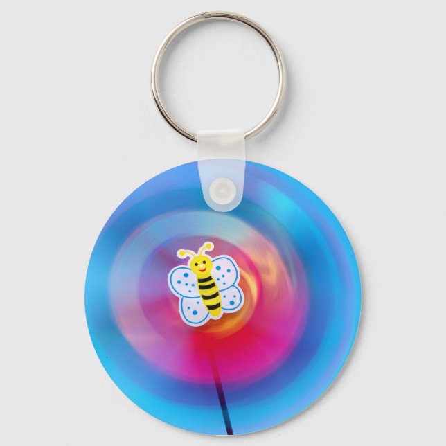 Llavero Cadena de teclas de juguete PinWheel (Anverso)