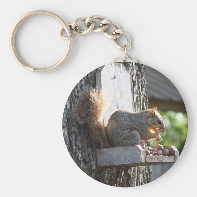 Llavero Cadena de teclas de la ardilla (Frente)