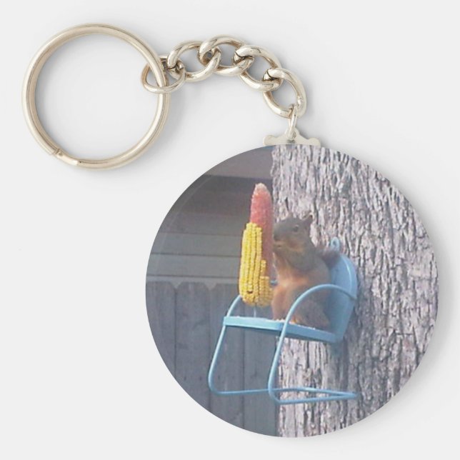 Llavero Cadena de teclas de la ardilla (Frente)