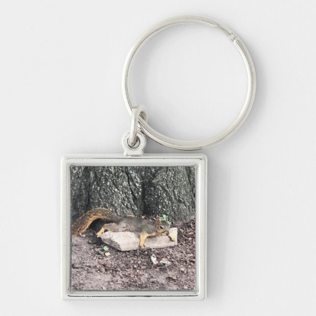 Llavero Cadena de teclas de la ardilla (Frente)