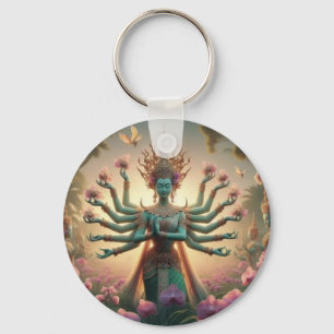 Llavero Cadena de teclas de la diosa del reino paralelo