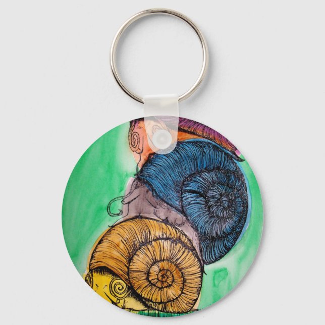 Llavero Cadena de teclas de la espiral (Anverso)