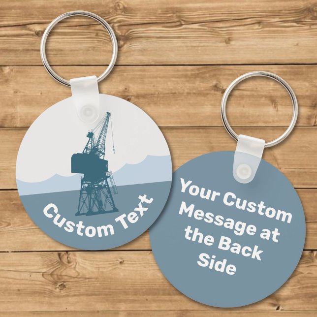 Llavero Cadena de teclas de la grúa del muelle (Subido por el creador)