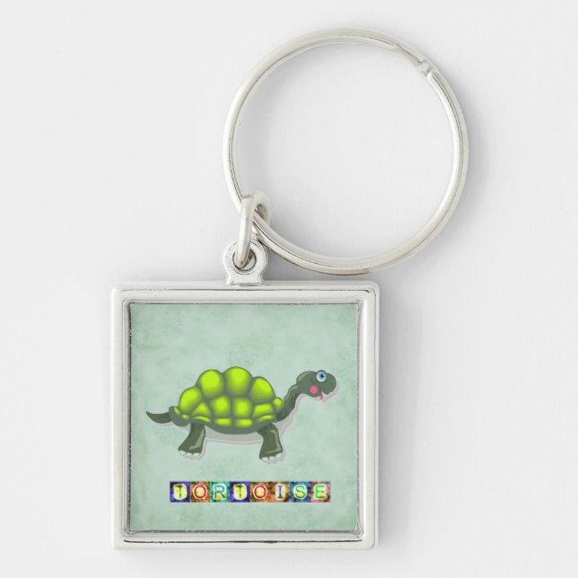 Llavero Cadena de teclas de la tortuga (Frente)