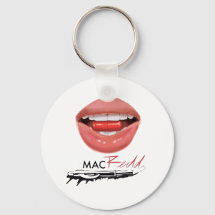 Llavero Cadena de teclas de labios rojos de Mac