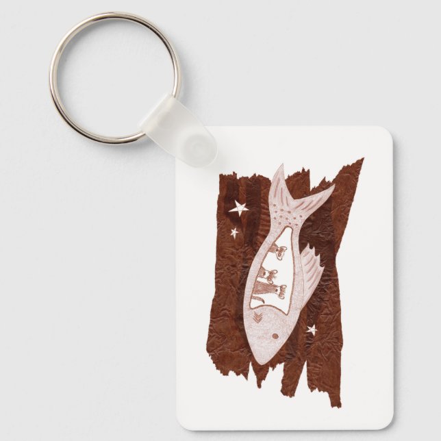 Llavero Cadena de teclas de las brechas espaciales (Anverso)