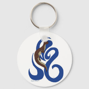 Llavero Cadena de teclas de los aletas de baño