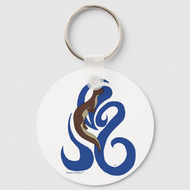 Llavero Cadena de teclas de los aletas de baño (Anverso)