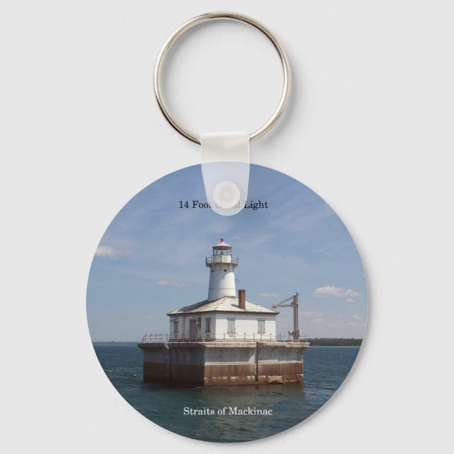 Llavero Cadena de teclas de luz de 14 Foot Shoal (Anverso)