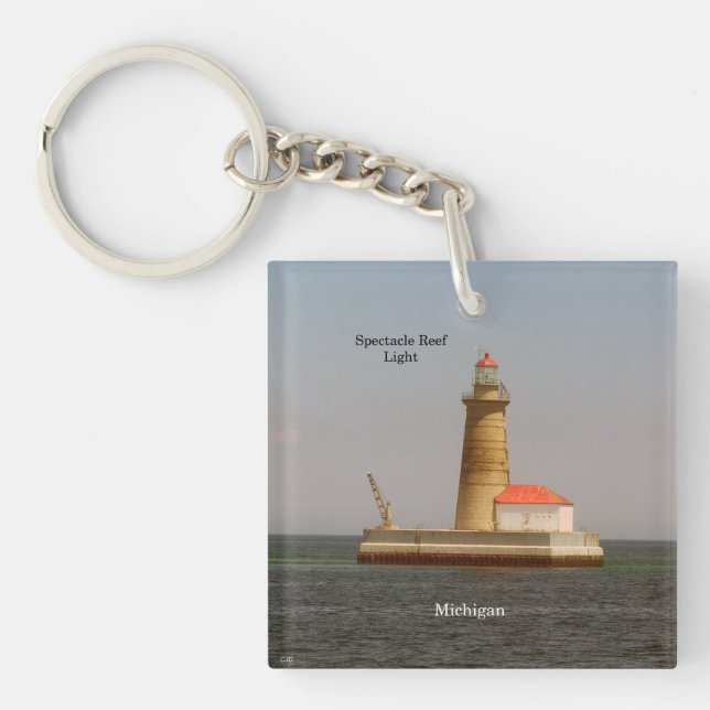 Llavero Cadena de teclas de luz de arrecife de Spectacle (Frente)