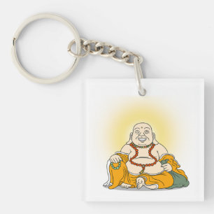 Llavero Cadena de teclas de Maitreya Buddha sonriente