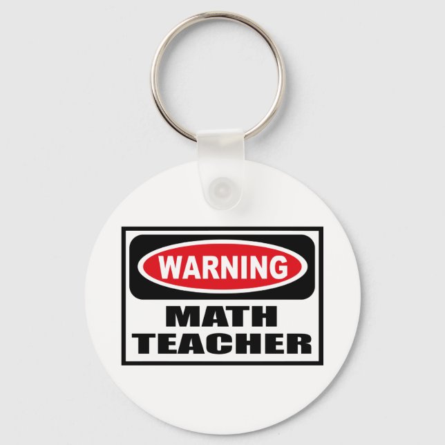 Llavero Cadena de teclas de método de advertencia (Anverso)