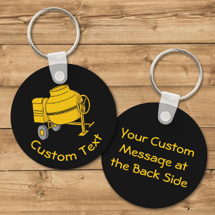 Llavero Cadena de teclas de mezclador de concreto