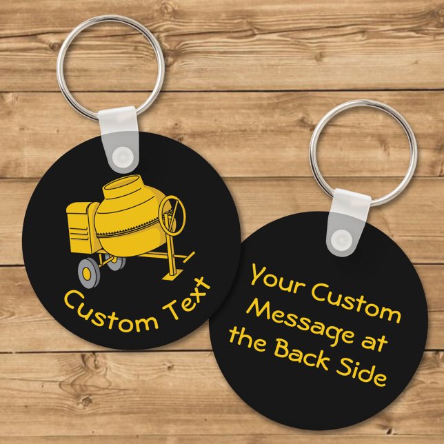 Llavero Cadena de teclas de mezclador de concreto (Subido por el creador)