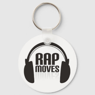 Llavero Cadena de teclas de movimiento de rap