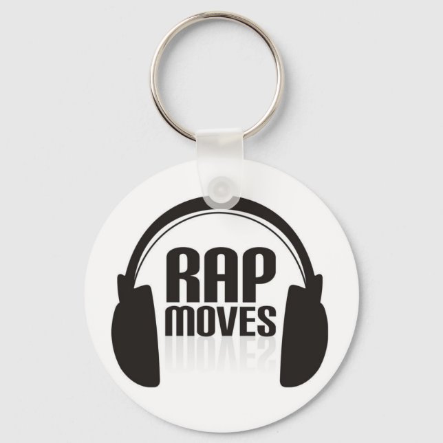 Llavero Cadena de teclas de movimiento de rap (Anverso)