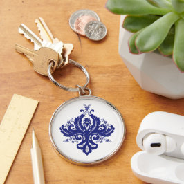 Llavero Cadena de teclas de ornamento de Damask