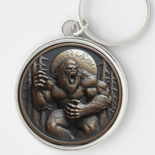 Llavero Cadena de teclas de pie grande/Sasquatch