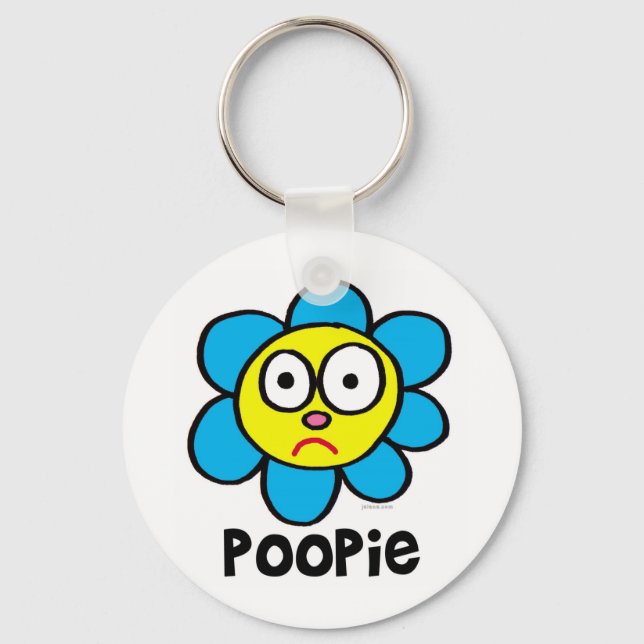 Llavero cadena de teclas de poopie (Anverso)