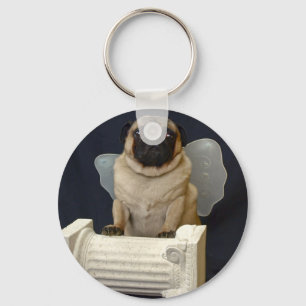 Llavero Cadena de teclas de pug # 1