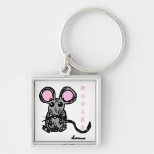Llavero Cadena de teclas de ratón de Mooska Cute