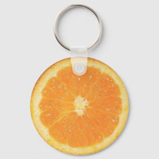 Llavero Cadena de teclas de rebanado de naranja