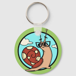 LLAVERO CADENA DE TECLAS DE RONDA GRÁFICA DE FUNNY PERSONA