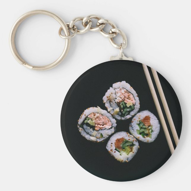 Llavero Cadena de teclas de sushi (Frente)
