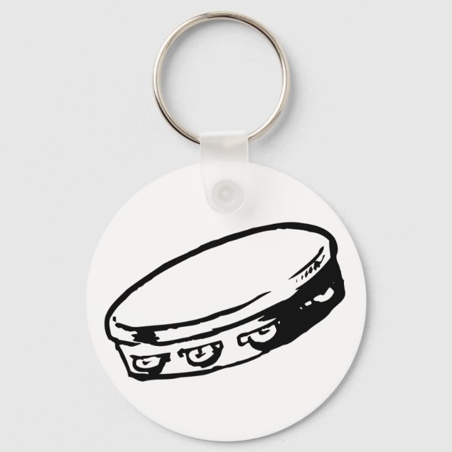Llavero Cadena de teclas de Tambourine (Anverso)